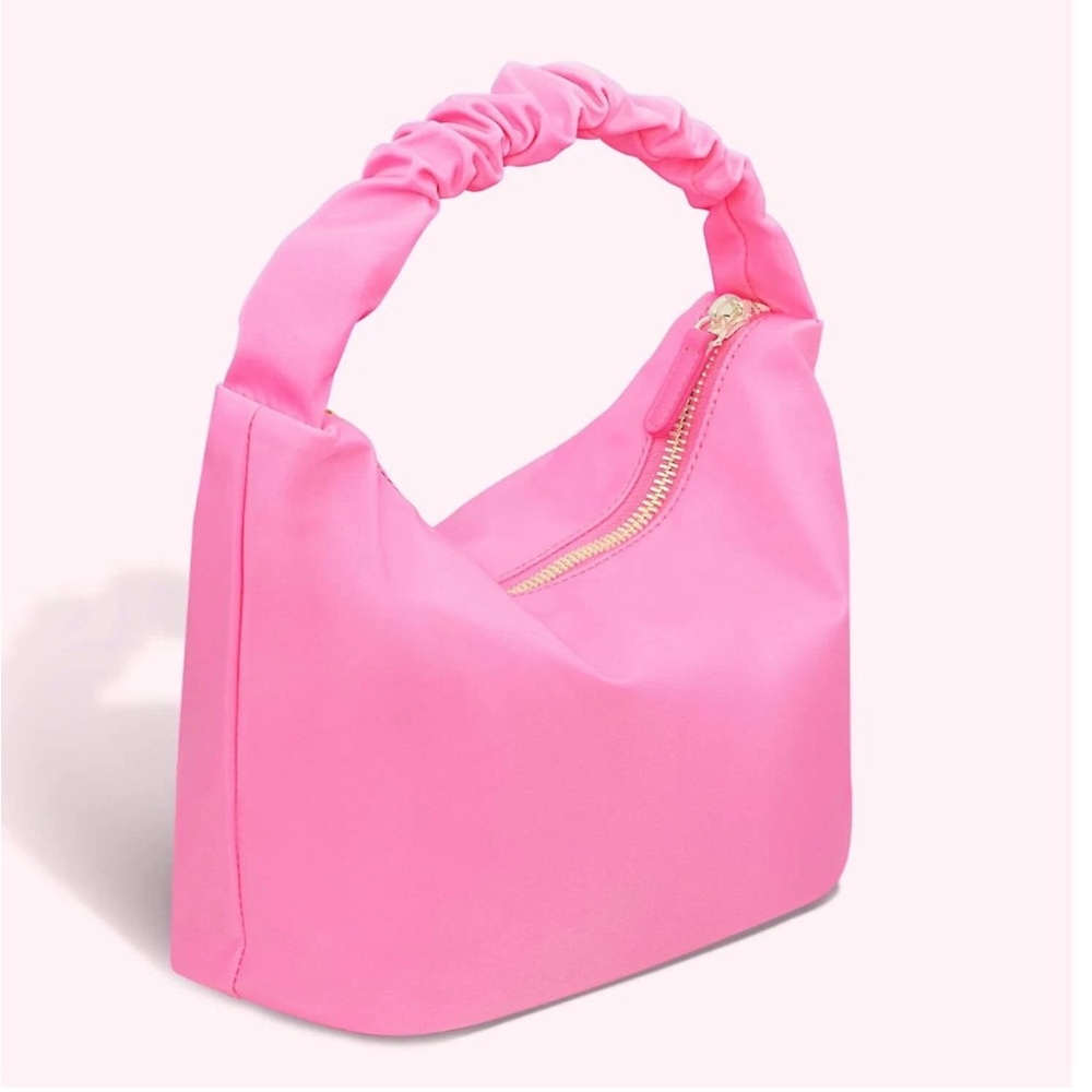 Stoney Clover Lane Scrunch  Handle Bag bubblegum pink NWT